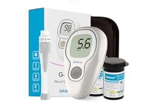 YOUMANG Kit de monitor de glucosa en sangre Bioland G-425-3 con 50 tiras reactivas