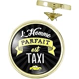 Pin S Argente mm L Homme Parfait Est Taxi Humour Metier Idee Cadeau Pins Bouton Epinglette Amazon Fr Bijoux