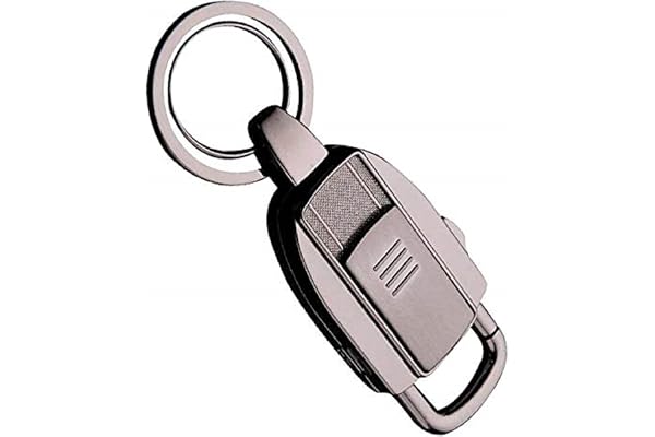 iwobi Porte Clef Briquet, Portable Briquet USB Rechargeable pour Cigarette,Bougie