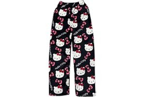 JKJFJKA Femmes Cute Anime Cartoon Pantalon De Pyjama Couple Flanelle Doux Pantalon De Pyjama Kawaii Automne Hiver Hommes Pantalon De Pyjama Décontracté Maison Automne Pantalon