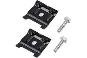 ANRBB 2 Pièces Support Batterie Voiture Universel, Pince Fixation Batterie 1J0803219 en Métal avec Boulon, Collier de Serrage Batterie Antirouille, Accessoire Fixation Batterie pour Voiture Compatible VW