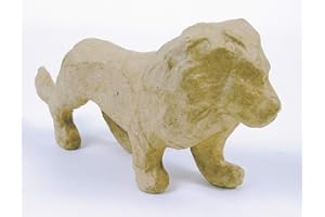 DÉCOPATCH Decopatch AP586O - 1 supporto in cartapesta marrone 15x4,5x7 cm, Leone