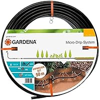 Gardena Micro-Drip-System Tropfrohr unterirdisch 13.7 mm: Wassersparende Perlschlauch-Verlängerung zur gleichmäßigen…