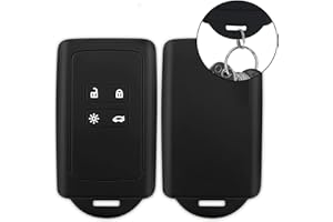Étui Carte Renault, FlyWave Porte Clé Renault Silicone, Kadjar Scratch Resistant, Étui pour Clés Clio 5 |Noir