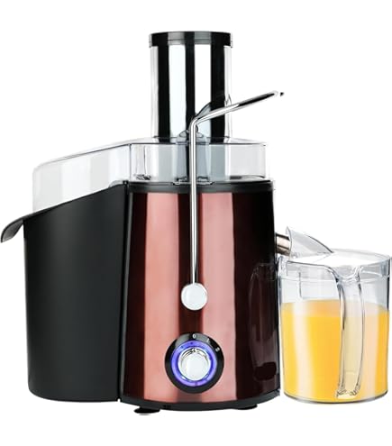 KESSER Centrifuga Frutta E Verdura 800W - Estrattore A Freddo Con Bocca Larga 85mm, Acciaio Inox