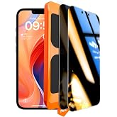 TOCOL Privacy Screen Protector for iPhone 16e | 25&deg; Anti-Spy, Easy Installation, Bubble-Free, 9H Tempered Glass, 8 Feet Milit