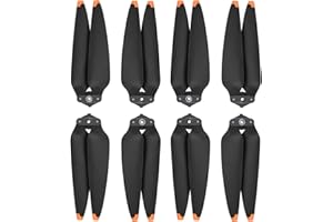 TOSIICOP 4 paia di eliche per DJI Air 3 lame di ricambio 8747F a basso rumore ali accessori per DJI Mavic Air 3 Drone accessori arancione