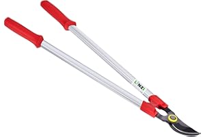 LINZI Bypass Loppers Heavry Duty 30 Inch SK-5 Steel Blades 35mm Cutting Capacity, Garden Manual Lopping Shears Pruners Scissors Branch Cutters for Tree Twigs and Hedges 651211