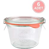 Weck 370 ml Mold Kısa Kavanoz (6 Adet) 741