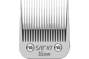 YAZIYIR Removable Blades for Dog Clippers 5/8HT, Compatible with Andis/Oster A5/Wahl/Heiniger/Moser, Cutting Length 5/8 Inch, Made of Stainless Steel Blade