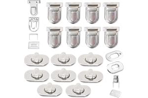 Anyasen Verschlüsse für Taschen 16 Sätze Steckschloss für Taschen Steckschloss Tasche Taschenverschlüsse Geldbörse Push Lock Sets Portemonnaie Steckschloss Verschluss Twist Lock Zubehör für Tasche DIY