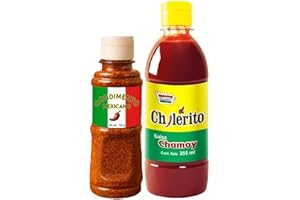 El Chilerito - Salsa Chamoy Mexicana 355ml + Tajin Classic - Condimento mexicano - 142g - Pack Promoo