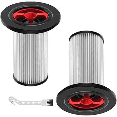 Lot De 2 Filtres HEP Avec 1 Brosse Acompatibles Avec Les