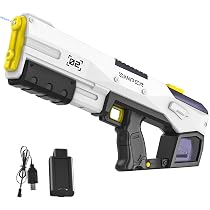 Pistolet à Eau électrique YOOHBERRYS - 500CC Avec Lumière LED, Portée 10m (2 Pistolets)