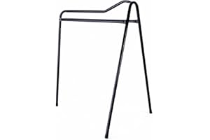 White Horse Equestrian Collapsible Steel Saddle Stand 4 Colours Tripod Tack Rack Yard Stable Storage