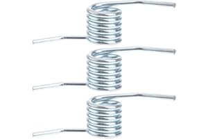 IMIKEYA 3pcs Floor Jack Torsion Spring Hydraulic Jack Handle Return Spring 3-4 Tons Horizontal Jack Extension Spring Metal Car Jack Accessories Silver