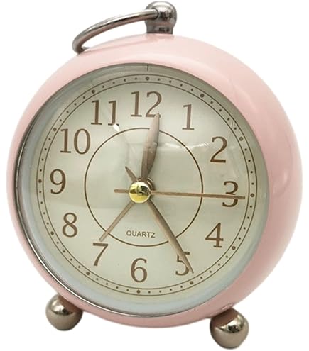 Orologio Da Scrivania Retrò Maxspace - Sveglia Silenziosa Senza Ticchettio, Batteria AA, Vetro Frontale - Foto 5