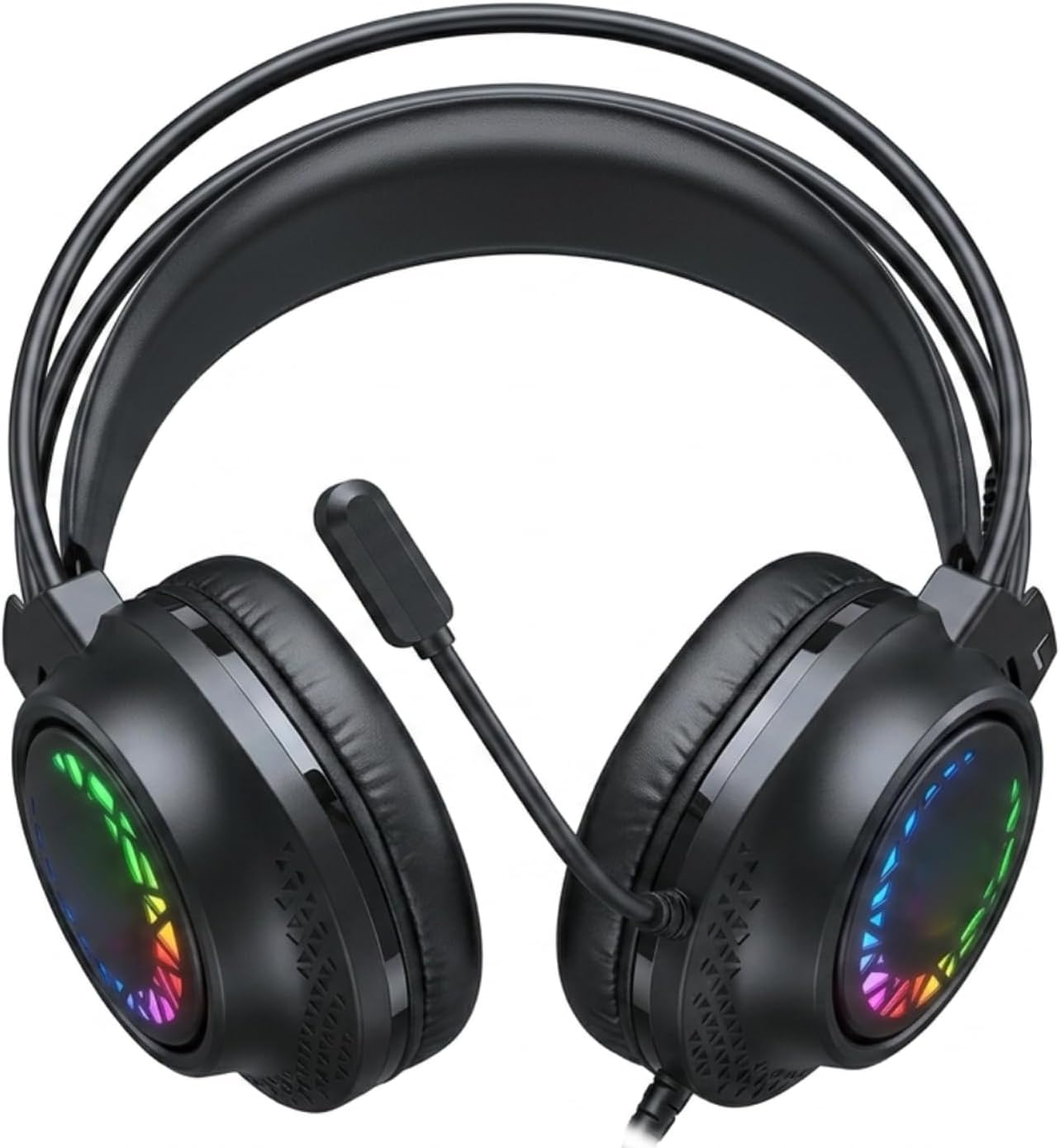 Genérico Cascos Gaming, Auriculares Gaming con Micrófono con Cancelación de Ruido