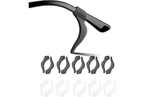 OPUGIT 10 Paare Antirutsch Brillenbügel, Weich Gläser Ohrbügel Brillenbügel Fassungshalter Ohr Grip Haken Silikon Fassungshalter für Brille