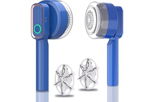 GBARAN Levapelucchi Elettrico, Levapelucchi per tessuti,Levapelucchi ricaricabile ricarica USB, rasoio per maglione con 2 testine di ricambio per tessuti per vestiti