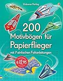 Image de 200 Motivbögen für Papierflieger: mit heraustrennbaren Seiten