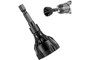 Taicols Externes Entgraten Fasenwerkzeug, 3 mm bis 20 mm Metall Handentgrater, Abnehmbar Sechskantschaft Entgratwerkzeug, Gewinde Reparaturwerkzeug, Entgrater Werkzeug Geeignet Kupfer, Messing, Stahl