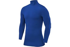 PowerLayer Maglia da Bambino a Manica Lunga Collo Alto a Compressione