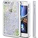 Produktbild SICAS ( TM ) Liquid Case for iPhone 6S Plus,Creative Design Flowing Liquid Floating Luxury Bling Glitter Sparkle Love Heart Hard Case for Apple iPhone 6S Plus & iPhone 6 Plus 5.5''(Love:Yellow)