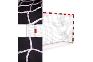 Paire de Filets Handball et pour Buts de Futsal à 3x2 m en polypropylène 3 mm.