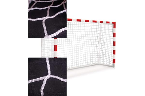 Paire de Filets Handball et pour Buts de Futsal à 3x2 m en polypropylène 3 mm.