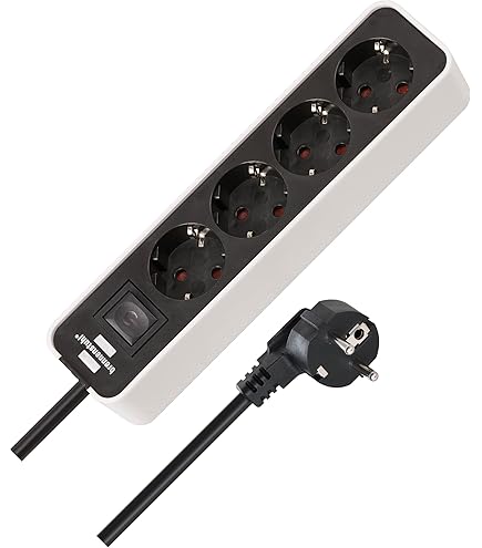Perilex 16A dubbele verloopstekker 3 meter 230V IP44 | Perilex 16A contact materiaal | Go Appoldro