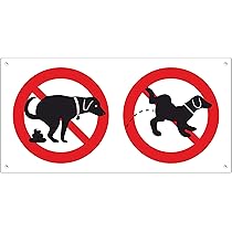 Cartello No Cacca Cani - In Alluminio 30x20 Cm, Per Esterno E Interno - Foto 6