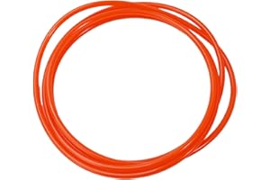 HOHOVYVY Correa de Repuesto para Rodillo de Bicicleta de 5 mm de perímetro y 185 cm, para Rodillo de Entrenamiento de Bicicleta, Color Rojo