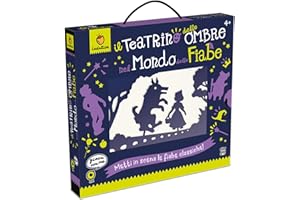 Il Teatrino delle Ombre nel Mondo delle Fiabe di Ludattica | Teatro delle Ombre per Bambini 3+ | Fiabe classiche | Gioco Creativo ed Educativo | Made in Italy