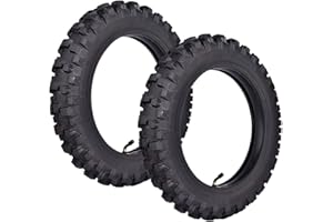 Wingsmoto 2.50 X 10 Knobby Pneu 2,5–10 Pneu avant ou arrière W/TR87 Chambre à air pour Mini Dirt bike CRF50 Pw50 Sdg107 50sx Razor SX500