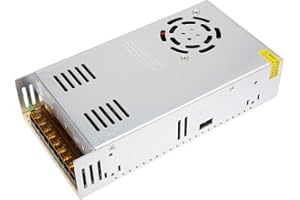 DC Transformer 24V SUPERNIGHT Power Supply Switching AC 100-240v 50/60hz to DC 24V 14.6A 350W Universal Regulator for Home Appliances, CCTV, Radio, Computer Project ect.