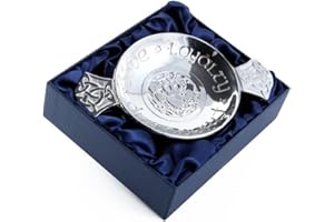 PEWTERMILL CRAFTS Claddagh - Friendship, Love and Lovalty Pewter Wedding Quaich 3.5" Bowl