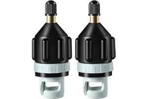 DIELOVEHUA 2 szt. adaptera do pompki SUP, adapter do kajaka, adapter do zaworu SUP, adapter do pompki, adapter pompy powietrza do kajaków, łóżek, pontonów