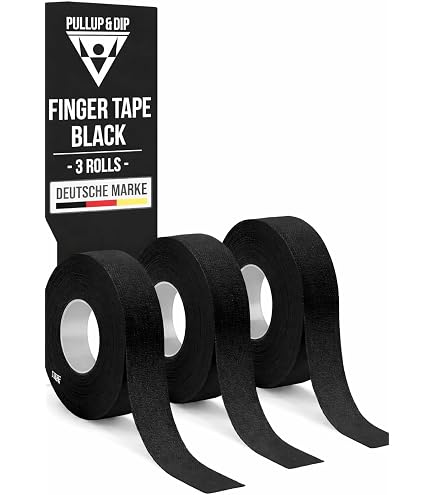 CJMUQHEHH Lot De 2 Rouleaux De Tape Pour Doigts – Bande Sportive 10m X 1,5cm, Strapping De Sport, Prévention Des Blessures Et Soutien Des Articulations Pour Escalade, Fitness, Handball