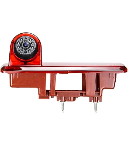 Caméra De Recul Avec Feu Stop Pour VW Caddy 2003-2015 - AHD 720P / CVBS, Angle 140°, Vision Nocturne, IP67 - 9