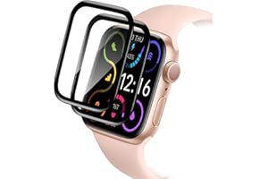 Carantee 2 Stück Schutzfolie für Panzerglas für Apple Watch Series 4/5/6/se 44mm Schutzglas, TPU Displayschutz für Apple Watch 6 Folie, Blasenfrei Selbstheilend für iWatch se Displayschutzfolie