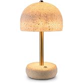 Kablosuz Şarjlı Masa Lambası, Dokunmatik Dimmerli LED Masa Lambası, Karbon Beton Dekoratif Modern Minimal Tasarım Gece Lambas
