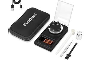 Fuzion Milligram Scale 50g x 0.001g, Mg Scale with 9-in-1 Design - Micro Scale, Powder Scale for Reloading with Portable Case, Microgram Scale USB/Battery Powered