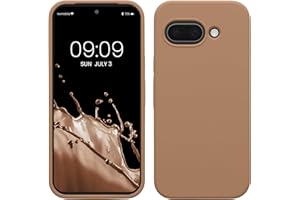 kwmobile Etui kompatybilne z Google Pixel 9a – silikonowe etui na telefon z TPU z miękkim wykończeniem – cappuccino