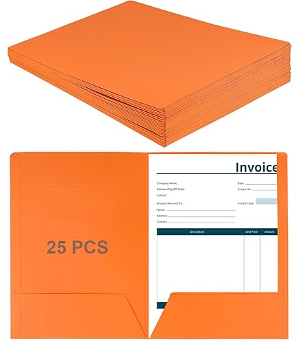 Avery Two Pocket Folders, Business Card Slot, 25 Yellow Folders - Free - View #5