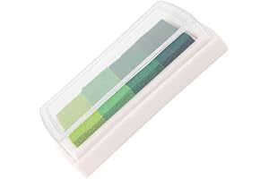HEEPDD Tampone Arcobaleno, Timbro inkpad tampone per Inchiostro a Colori Fai-da-Te Partner lsushine per Decorazione Album per Ritagli di Gomma(Verde sfumato)