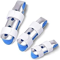 TAROYQASUL Pinky Finger Splints - 2PCS Adjustable Braces For Broken Finger, Arthritis, Sprain
