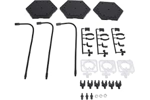 Rengue 3-pack Action Figur Stativ Docka Figur Stöd Displayhållare Böjbar ABS-bas i Rostfritt Stål för 6-tumsmodeller med överlägsen Stabilitet och Flexibilitet