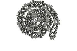 CIKIKI 20 pulgadas 76 eslabones de repuesto para motosierra de sierra de motosierra 62CC modelo de cadena lisa 0.325 madera para Timberpro M7N4 para cortar