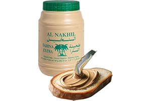 BAZACHI Al Nakhil Lebanon Tahina - Natural Ground Sesame Paste (907g, 1, count)